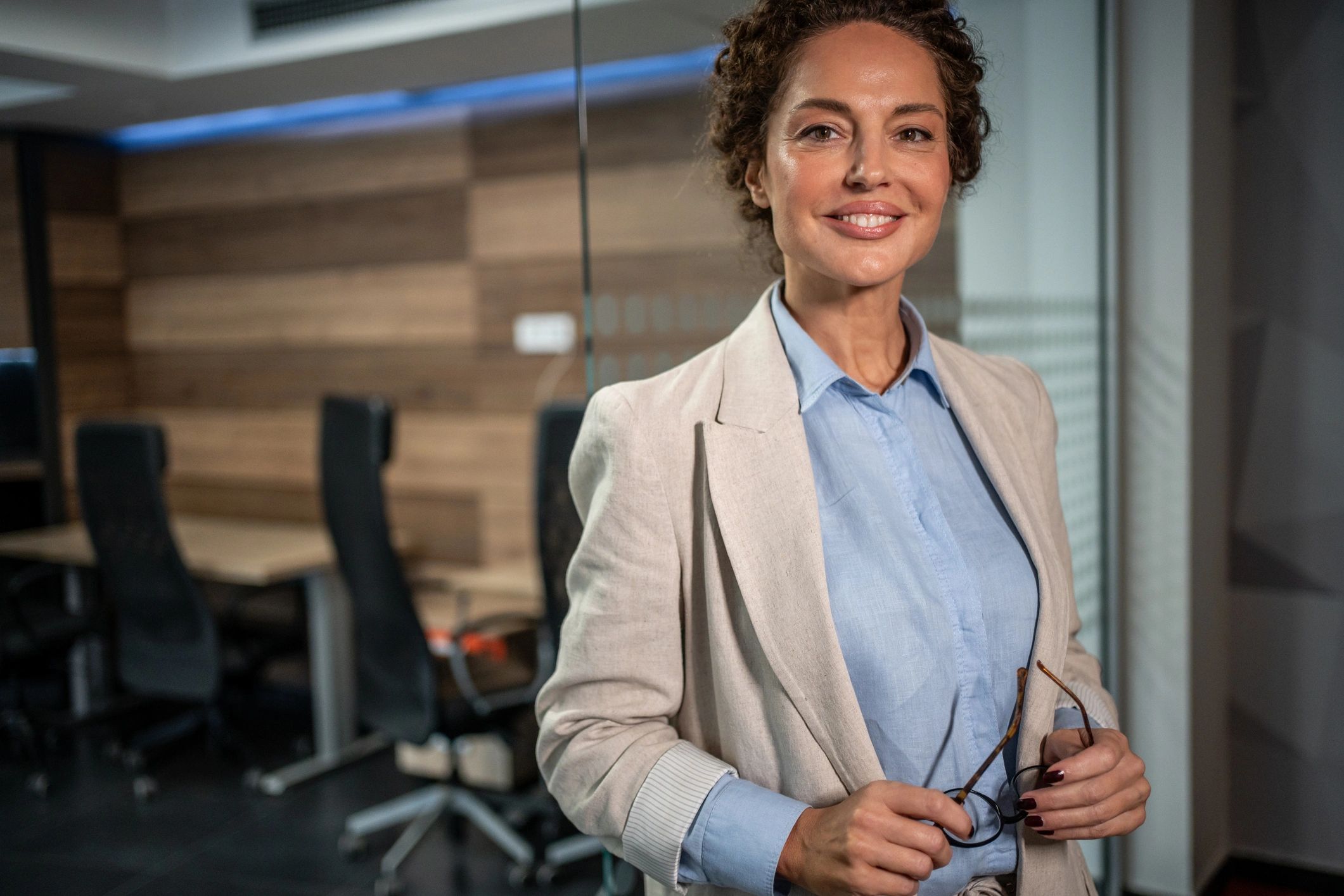 Professional consultant in a modern office
